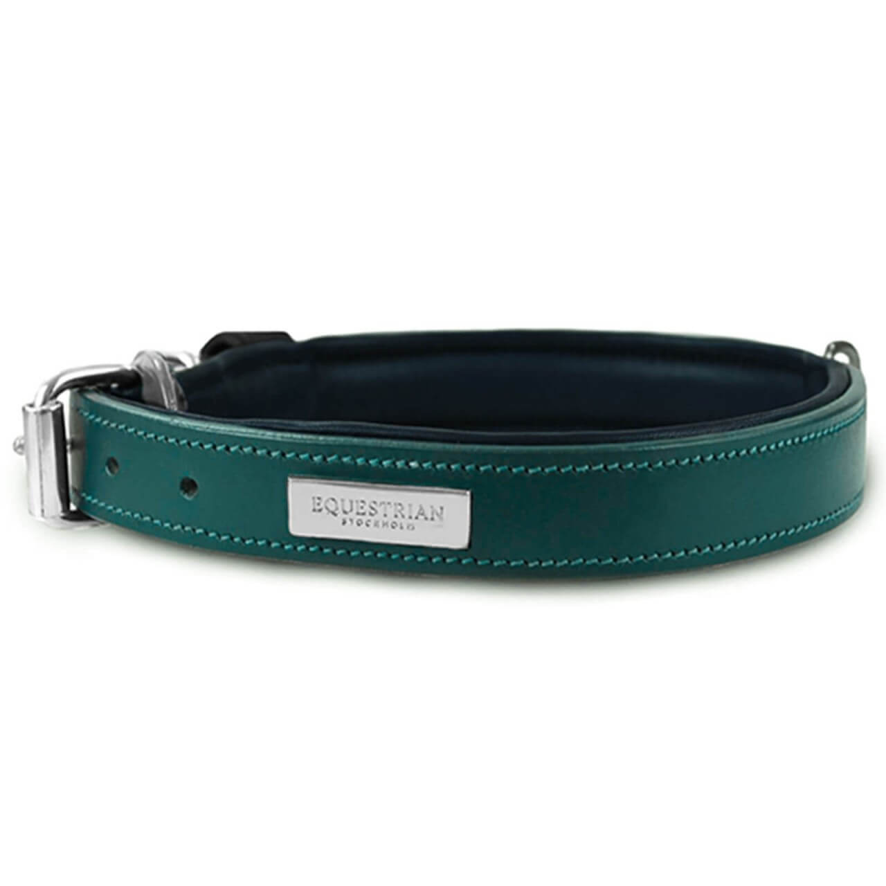 Equestrian Stockholm Halsband Emerald Lederhalsband Equestrian Stockholm Halsband Emerald Lederhalsband