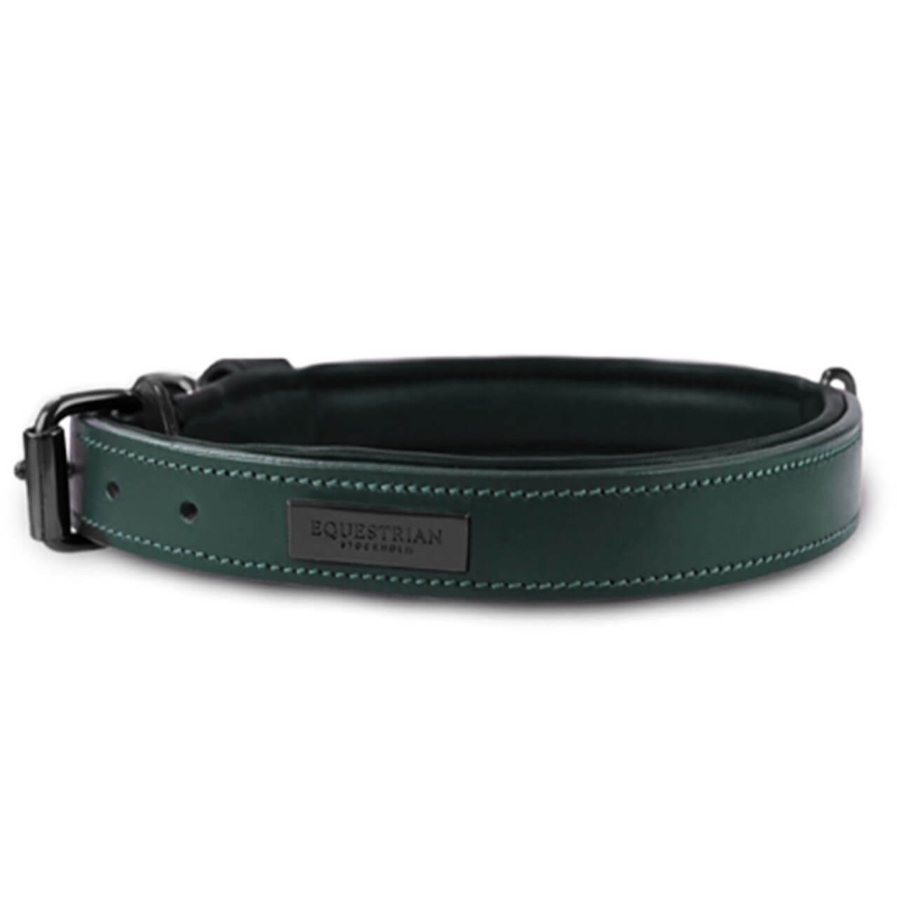 Equestrian Stockholm Hundehalsband Sycamore Green Lederhalsband Equestrian Stockholm Hundehalsband Sycamore Green Lederhalsband